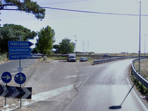 Rotatoria Centrale del Latte::Seguire le indicazioni per Mentana-Fonte Nuova