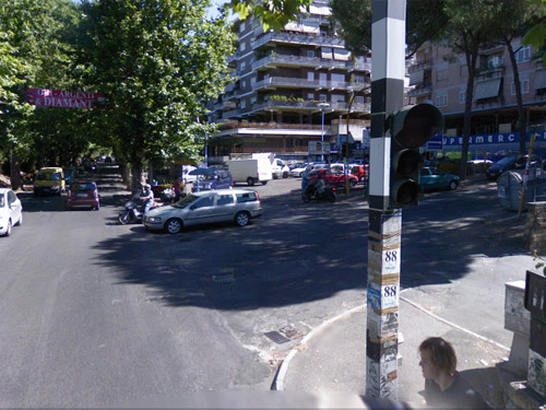 Colleverde::Superare l'abitato di Colleverde